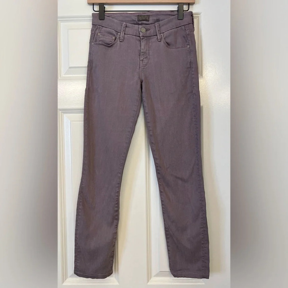 MOTHER The Looker Pop! Skinny Jeans In French Lilac Size 25 - Picture 1 of 10